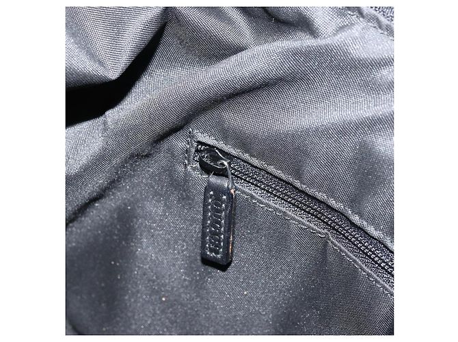 Bamboo Borsa a spalla in tela GG Gucci con bambù, nylon nero argento 000 0531 Auth 172773 - vista 19