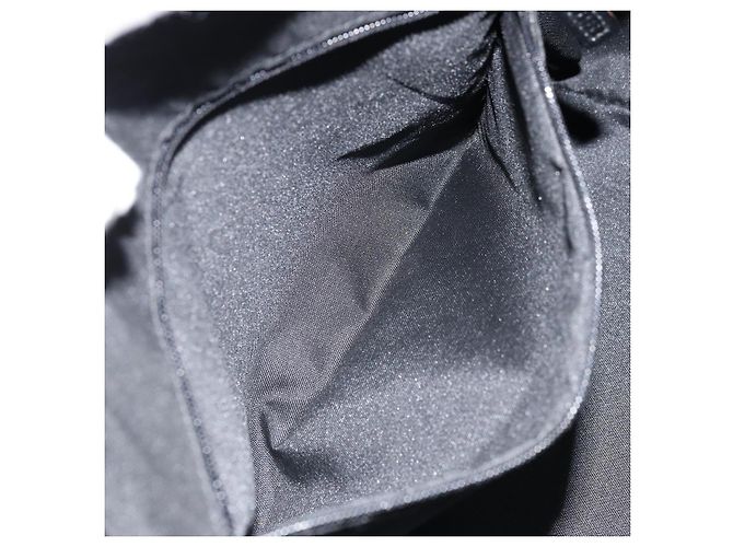 Bamboo Borsa a spalla in tela GG Gucci con bambù, nylon nero argento 000 0531 Auth 172773 - vista 20