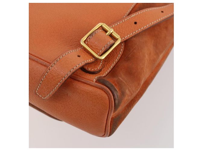 Bamboo Zaino in Bambù GUCCI Camoscio Marrone Oro 003 1956 0030 Auth bs33281 D'oro - vista 14