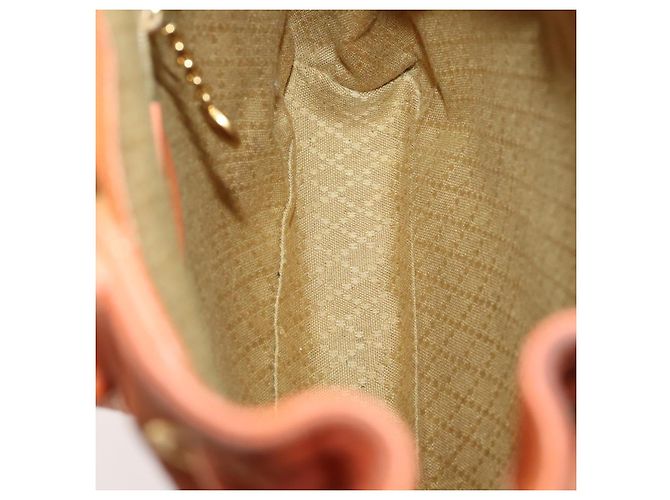 Bamboo Zaino in Bambù GUCCI Camoscio Marrone Oro 003 1956 0030 Auth bs33281 D'oro - vista 19