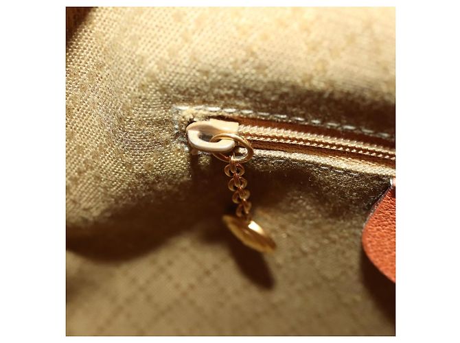 Bamboo Zaino in Bambù GUCCI Camoscio Marrone Oro 003 1956 0030 Auth bs33281 D'oro - vista 23