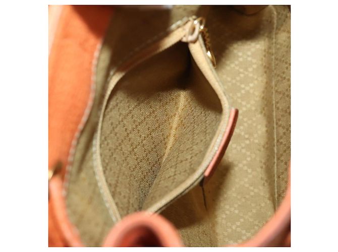 Bamboo Zaino in Bambù GUCCI Camoscio Marrone Oro 003 1956 0030 Auth bs33281 D'oro - vista 24