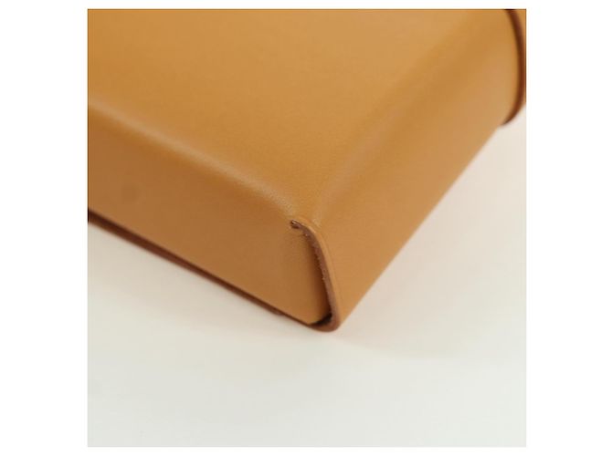 Hermès HERMES Visionaire 32 Pelle Beige Argento Auth ARZ257M - vista 11