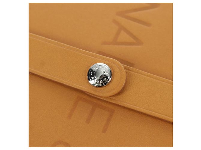 Hermès HERMES Visionaire 32 Pelle Beige Argento Auth ARZ257M - vista 12