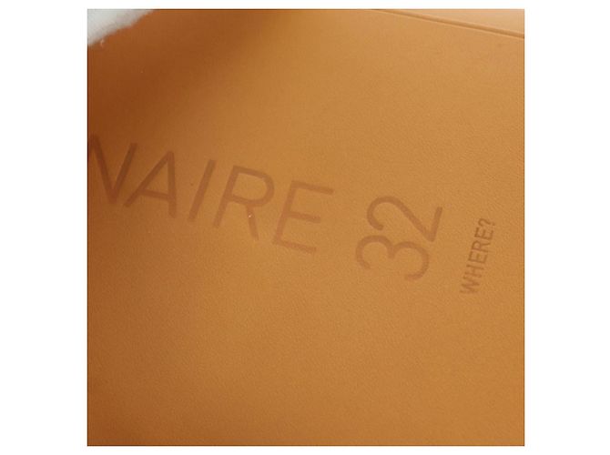 Hermès HERMES Visionaire 32 Pelle Beige Argento Auth ARZ257M - vista 15