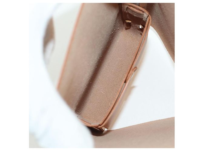Hermès HERMES Visionaire 32 Pelle Beige Argento Auth ARZ257M - vista 22