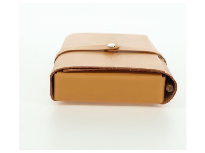 Hermès HERMES Visionaire 32 Pelle Beige Argento Auth ARZ257M - vista 7