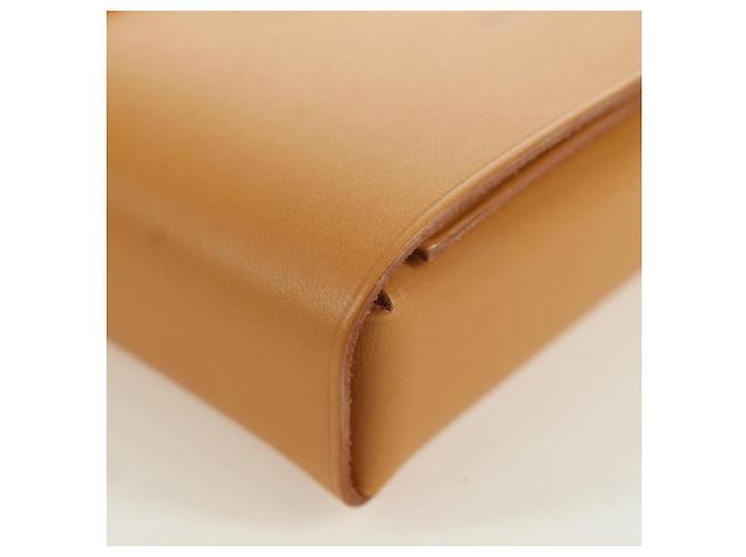 Hermès HERMES Visionaire 32 Pelle Beige Argento Auth ARZ257M - vista 8