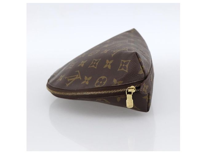 LOUIS VUITTON Pochette Cosmetica Demi Ronde Monogram M47520 LV Auth ka2800 Monogramma - vista 3