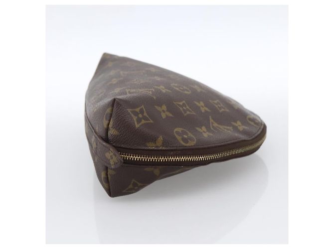 LOUIS VUITTON Pochette Cosmetica Demi Ronde Monogram M47520 LV Auth ka2800 Monogramma - vista 4