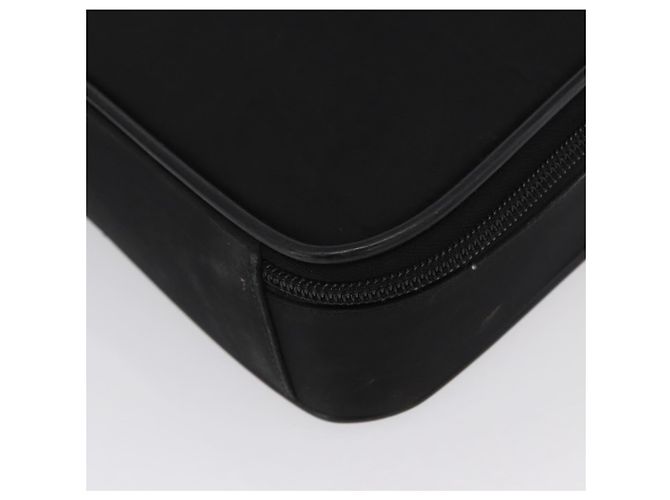 PRADA Hand Bag Nylon Black Silver Auth bs33447 Silvery - view 11