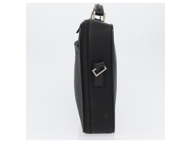 PRADA Hand Bag Nylon Black Silver Auth bs33447 Silvery - view 4