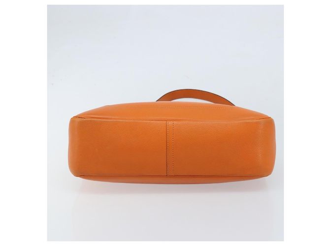 Hermès HERMES Trim 31 Borsa a Spalla in Pelle Arancione Argento Auth 168319V - vista 9
