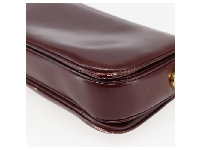 Céline Borsa a Spalla in Pelle Rossa e Oro Auth fm5174 Rosso D'oro - vista 12