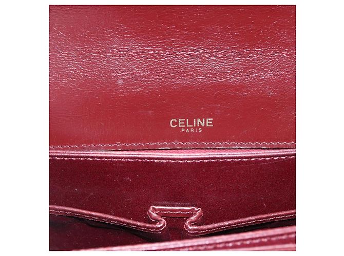 Céline Borsa a Spalla in Pelle Rossa e Oro Auth fm5174 Rosso D'oro - vista 16