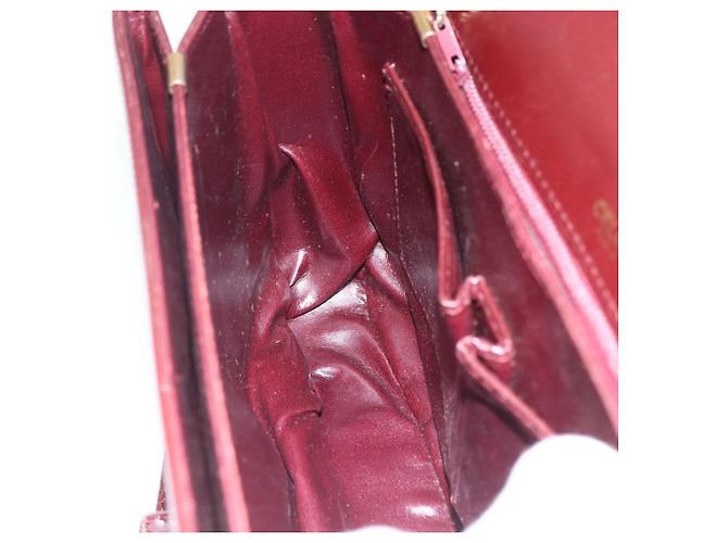 Céline Borsa a Spalla in Pelle Rossa e Oro Auth fm5174 Rosso D'oro - vista 19