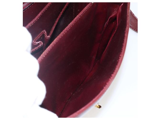 Céline Borsa a Spalla in Pelle Rossa e Oro Auth fm5174 Rosso D'oro - vista 23