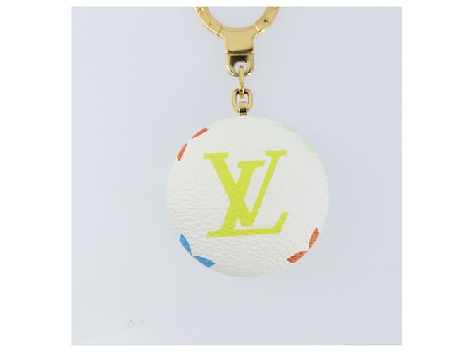 LOUIS VUITTON Monogram Multicolor Astropill Charm Weiß M51911 LV Auth 173421V - Ansicht 4