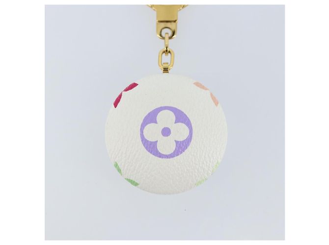 LOUIS VUITTON Monogram Multicolor Astropill Charm Weiß M51911 LV Auth 173421V - Ansicht 7