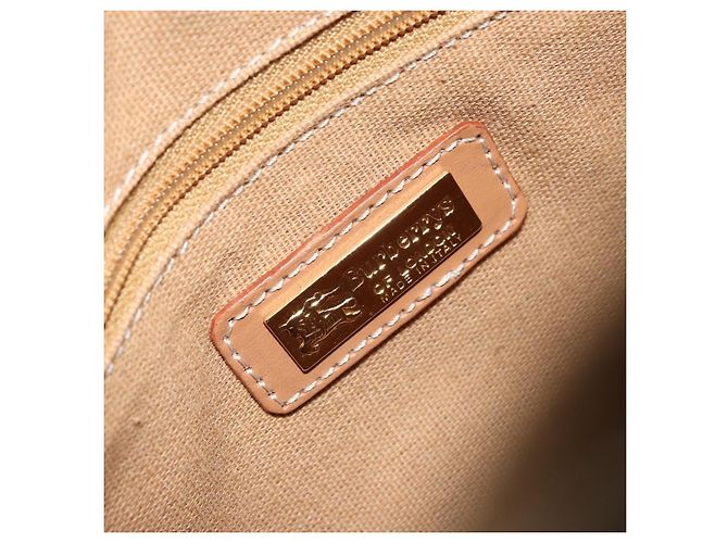 Borsa Burberrys Nova Check in pelle PVC 2 in 1 blu oro Auth 172484 D'oro - vista 19