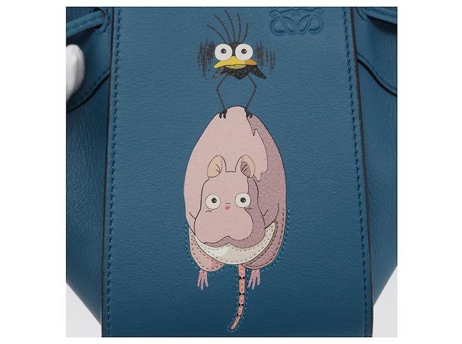 Hammock LOEWE - Amaca Ghibli Spirited Away Attira Topo e Cattura Mosche Auth 167037SM Blu chiaro - vista 21