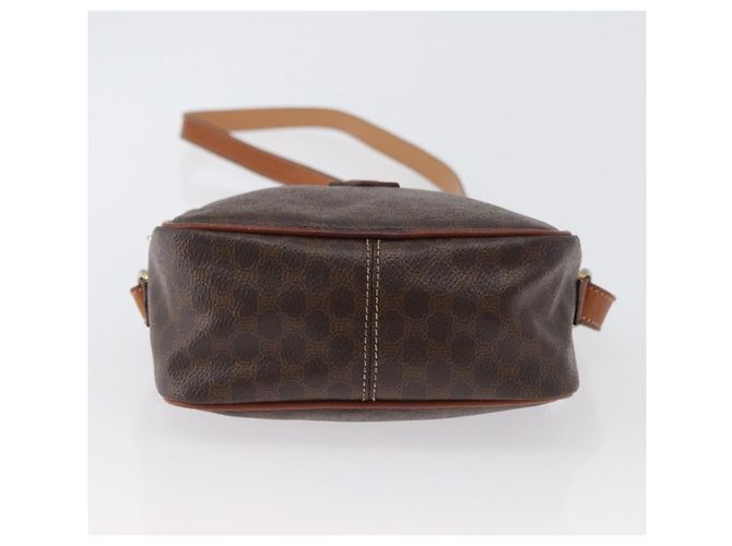 Céline Borsa a mano in tela Macadam CELINE in pelle PVC 2 in 1 marrone oro Auth ki6521 D'oro - vista 11