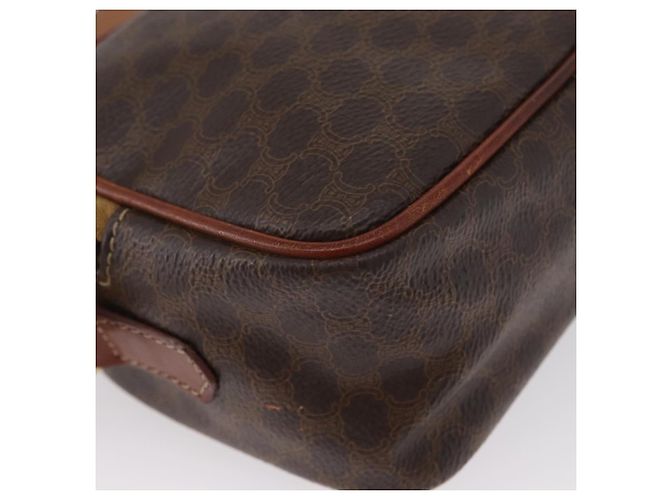 Céline Borsa a mano in tela Macadam CELINE in pelle PVC 2 in 1 marrone oro Auth ki6521 D'oro - vista 12