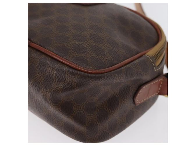 Céline Borsa a mano in tela Macadam CELINE in pelle PVC 2 in 1 marrone oro Auth ki6521 D'oro - vista 13