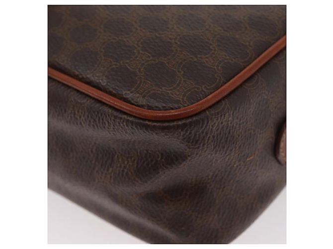 Céline Borsa a mano in tela Macadam CELINE in pelle PVC 2 in 1 marrone oro Auth ki6521 D'oro - vista 15