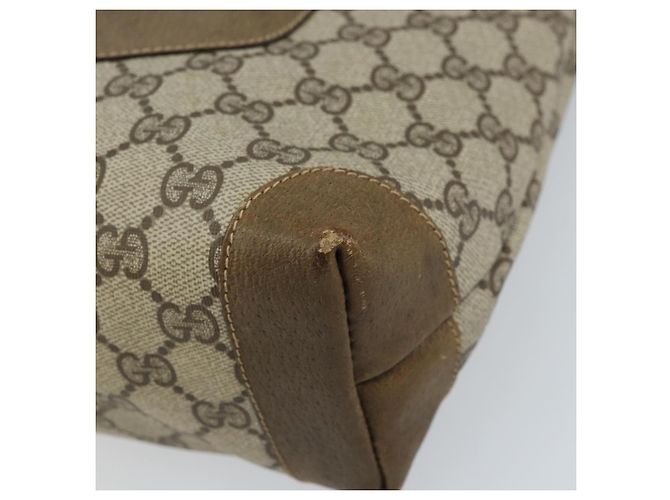 GUCCI GG Supreme Tote Bag PVC Beige Gold Auth gh1804 Golden - view 10