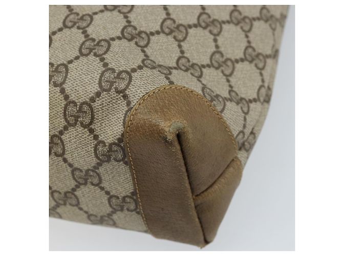 GUCCI GG Supreme Tote Bag PVC Beige Gold Auth gh1804 Golden - view 12