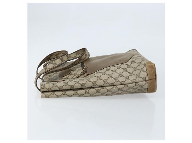 GUCCI GG Supreme Tote Bag PVC Beige Gold Auth gh1804 Golden - view 5