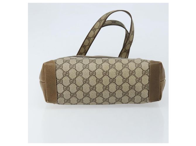 GUCCI GG Supreme Tote Bag PVC Beige Gold Auth gh1804 Golden - view 9