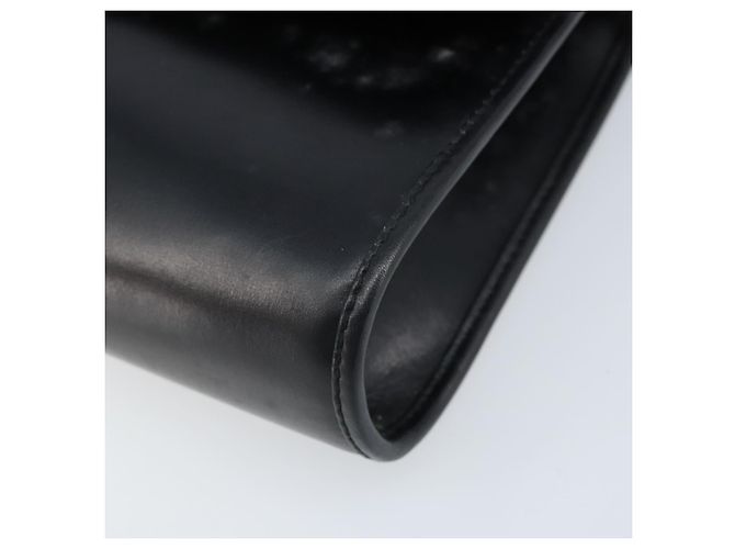 Gucci Borsa a Spalla in Pelle Nera e Oro Auth ka2682 Nero D'oro - vista 10