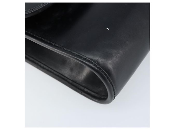 Gucci Borsa a Spalla in Pelle Nera e Oro Auth ka2682 Nero D'oro - vista 11