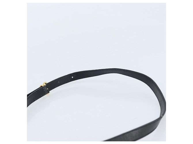 Gucci Borsa a Spalla in Pelle Nera e Oro Auth ka2682 Nero D'oro - vista 8