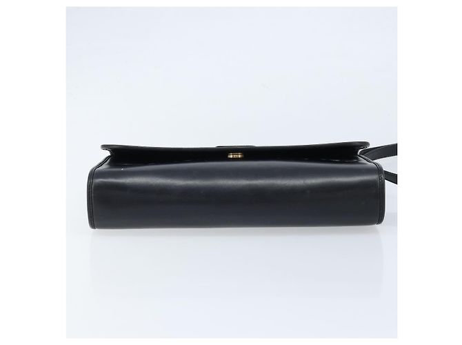 Gucci Borsa a Spalla in Pelle Nera e Oro Auth ka2682 Nero D'oro - vista 9