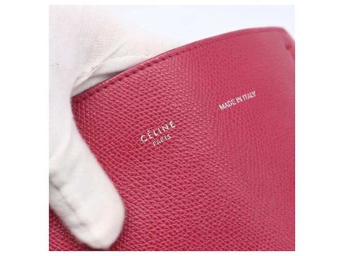 Céline Borsa tote Cabas Phantom in pelle rosa e oro Auth 172899 D'oro - vista 14