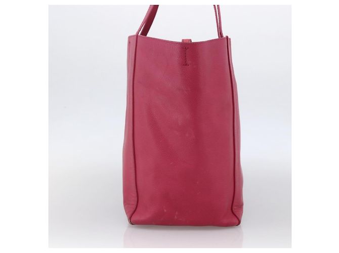 Céline Borsa tote Cabas Phantom in pelle rosa e oro Auth 172899 D'oro - vista 5