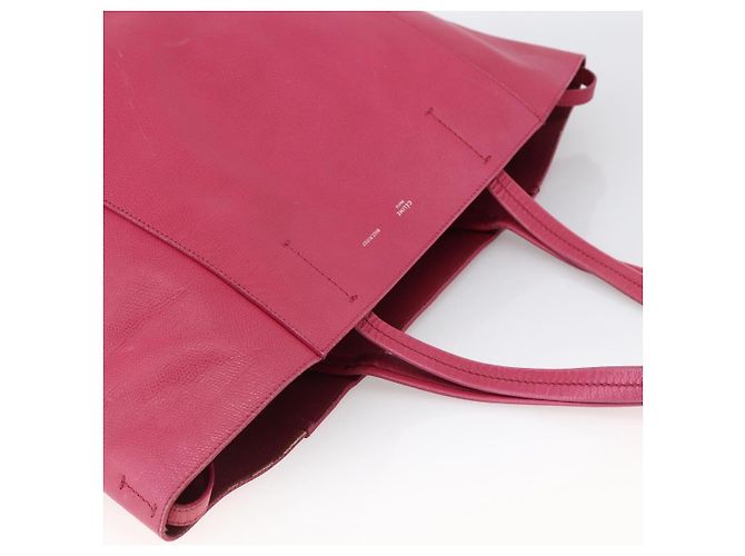Céline Borsa tote Cabas Phantom in pelle rosa e oro Auth 172899 D'oro - vista 6