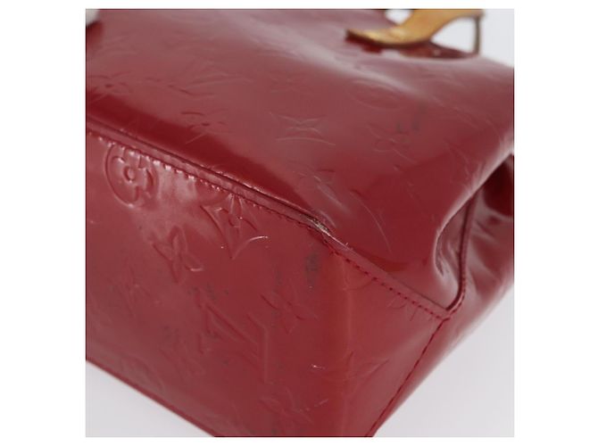 LOUIS VUITTON Borsa a Mano Monogram Vernis Reade PM Pomme D'amour M91990 Auth LNZ195 Rosso - vista 14