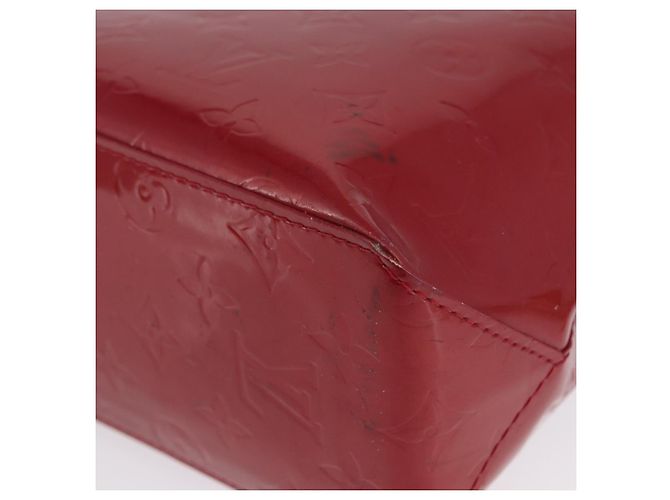 LOUIS VUITTON Borsa a Mano Monogram Vernis Reade PM Pomme D'amour M91990 Auth LNZ195 Rosso - vista 16