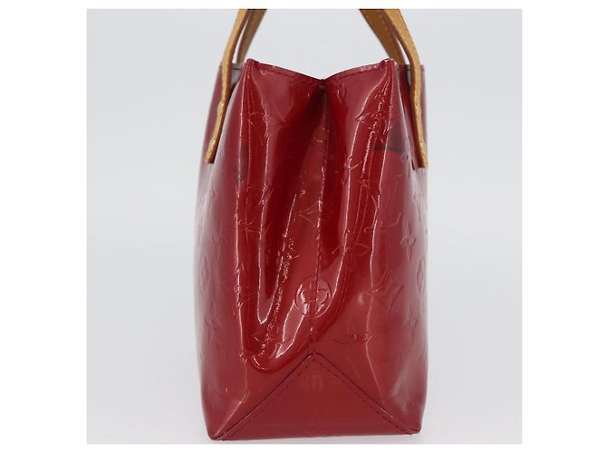 LOUIS VUITTON Borsa a Mano Monogram Vernis Reade PM Pomme D'amour M91990 Auth LNZ195 Rosso - vista 3
