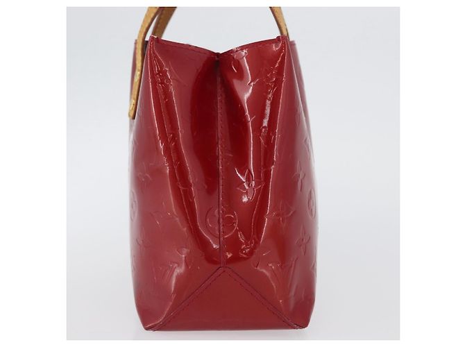 LOUIS VUITTON Borsa a Mano Monogram Vernis Reade PM Pomme D'amour M91990 Auth LNZ195 Rosso - vista 4