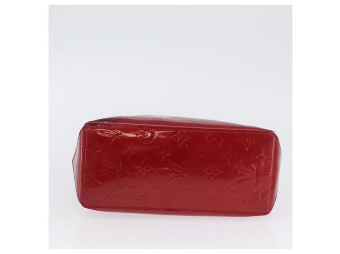 LOUIS VUITTON Borsa a Mano Monogram Vernis Reade PM Pomme D'amour M91990 Auth LNZ195 Rosso - vista 5
