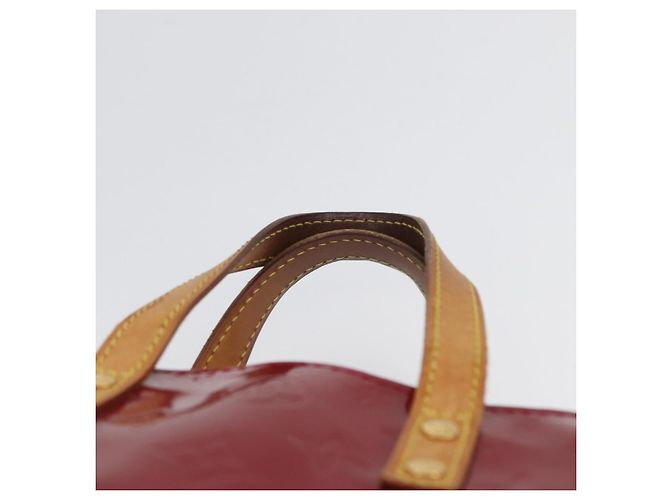LOUIS VUITTON Borsa a Mano Monogram Vernis Reade PM Pomme D'amour M91990 Auth LNZ195 Rosso - vista 8
