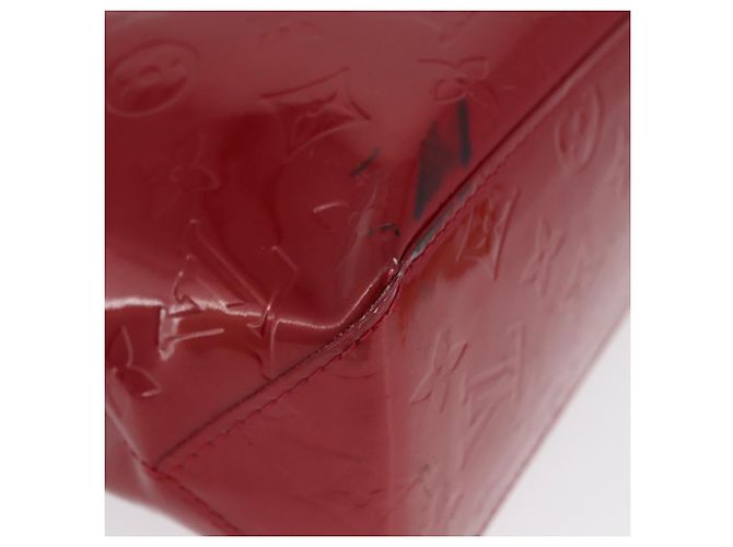 LOUIS VUITTON Borsa a Mano Monogram Vernis Reade PM Pomme D'amour M91990 Auth LNZ195 Rosso - vista 9