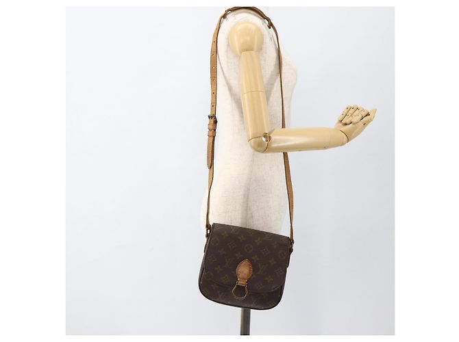 LOUIS VUITTON Borsa a Spalla Monogram Saint Cloud MM M51243 LV Auth ka2669 Monogramma - vista 24