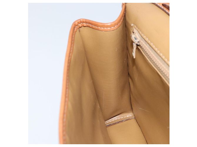 Céline Borsa a Spalla in Tela Macadam CELINE PVC Beige Oro Auth ARZ236 D'oro - vista 19