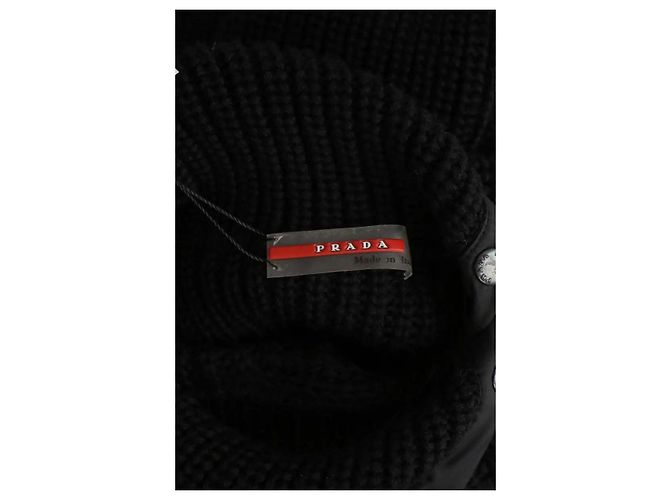 Prada Jersey de lana negro - vista 5